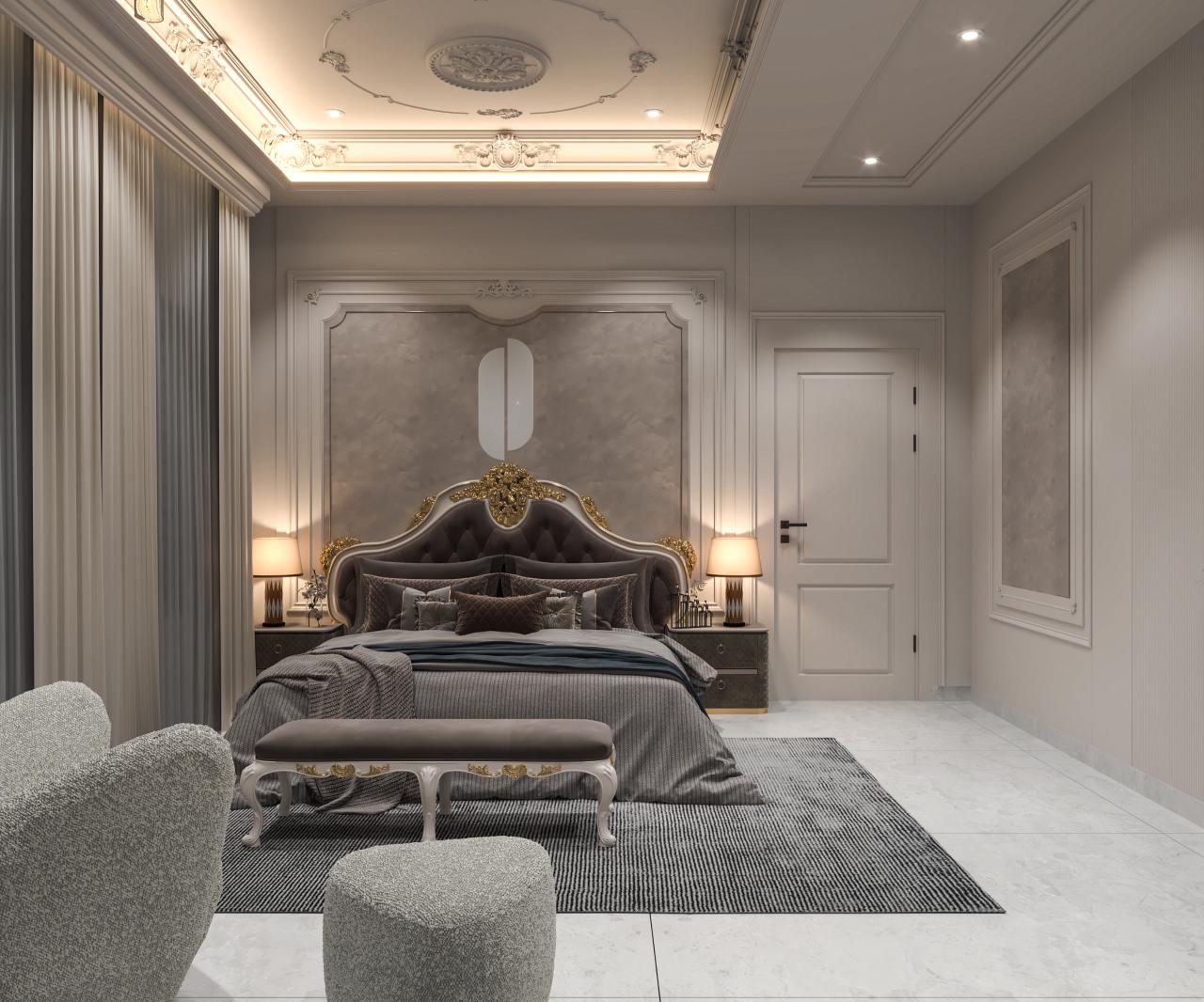Premium Bedroom Interior with Custom Wardrobe, Kannur
