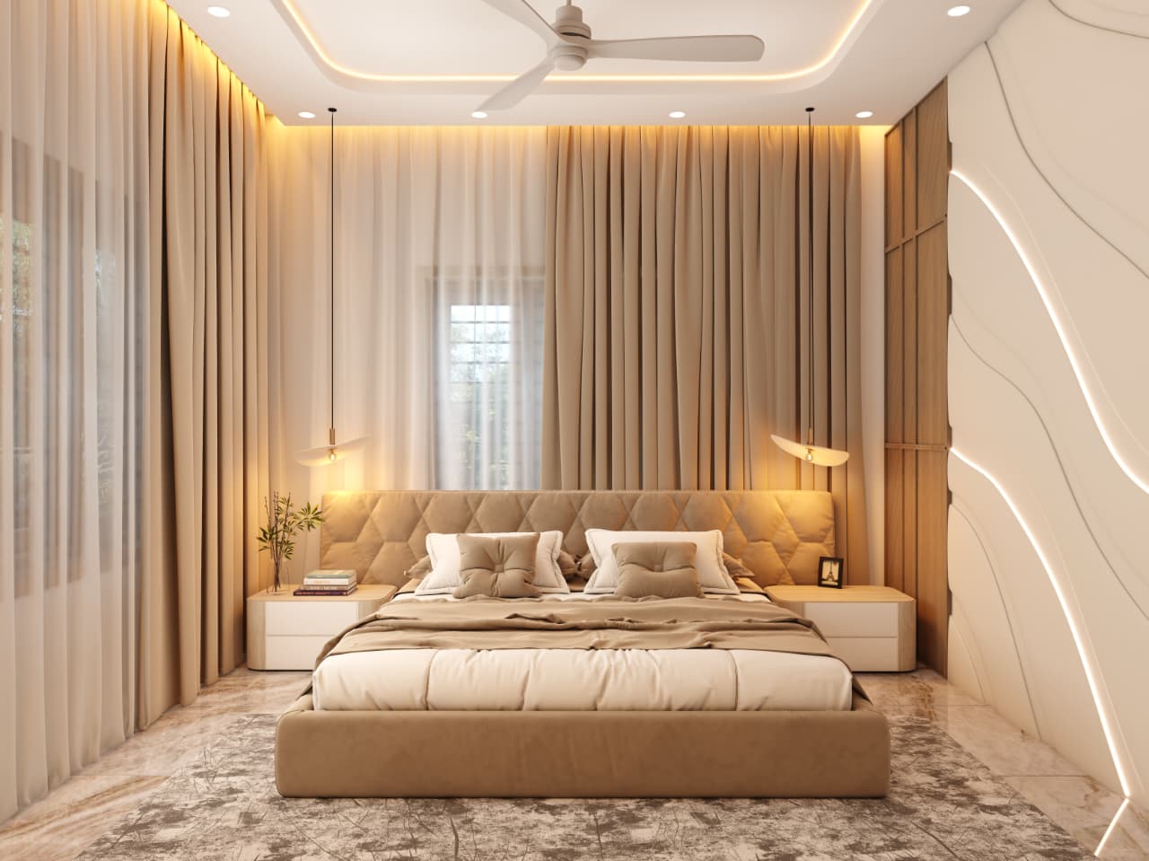 Bedroom Interior Design Kannur Kerala – Vastu Interiors
