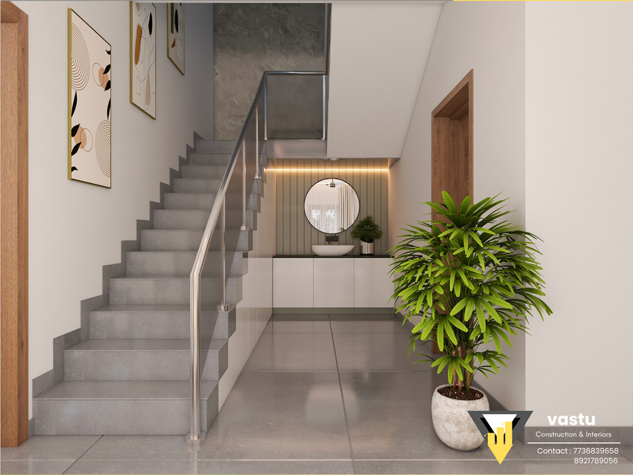 Elegant Foyer Interior Design Kannur – Vastu Interiors