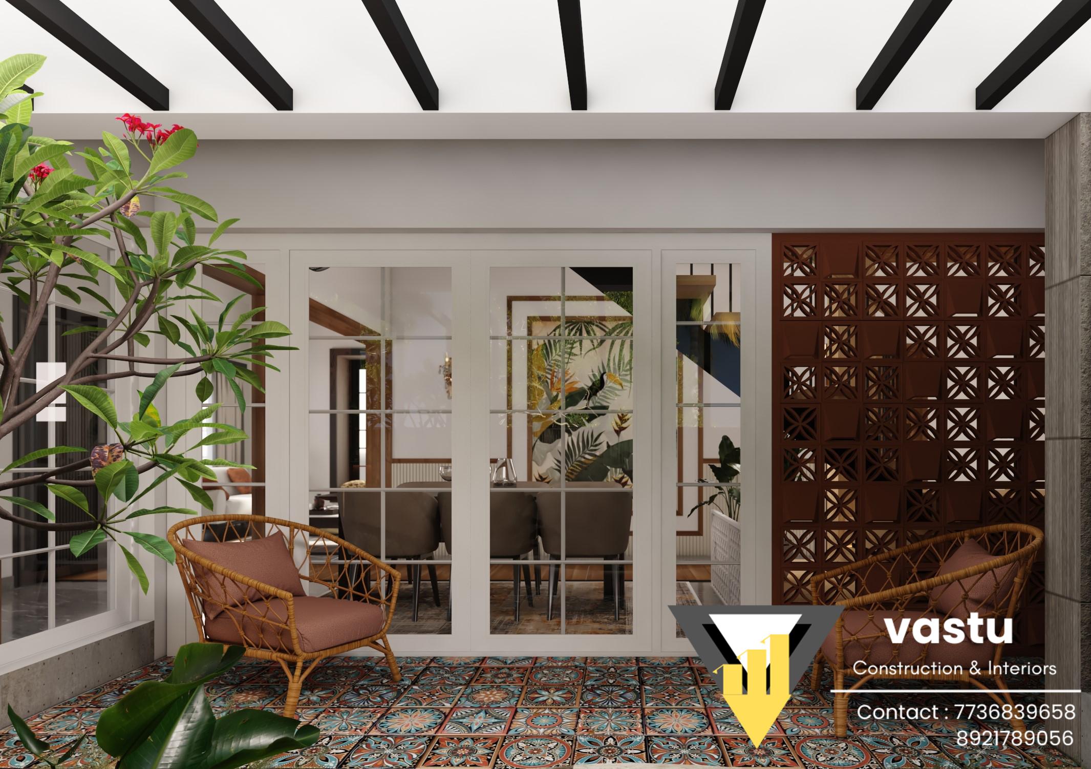 Foyer and Entryway Interior Design Kannur Kerala