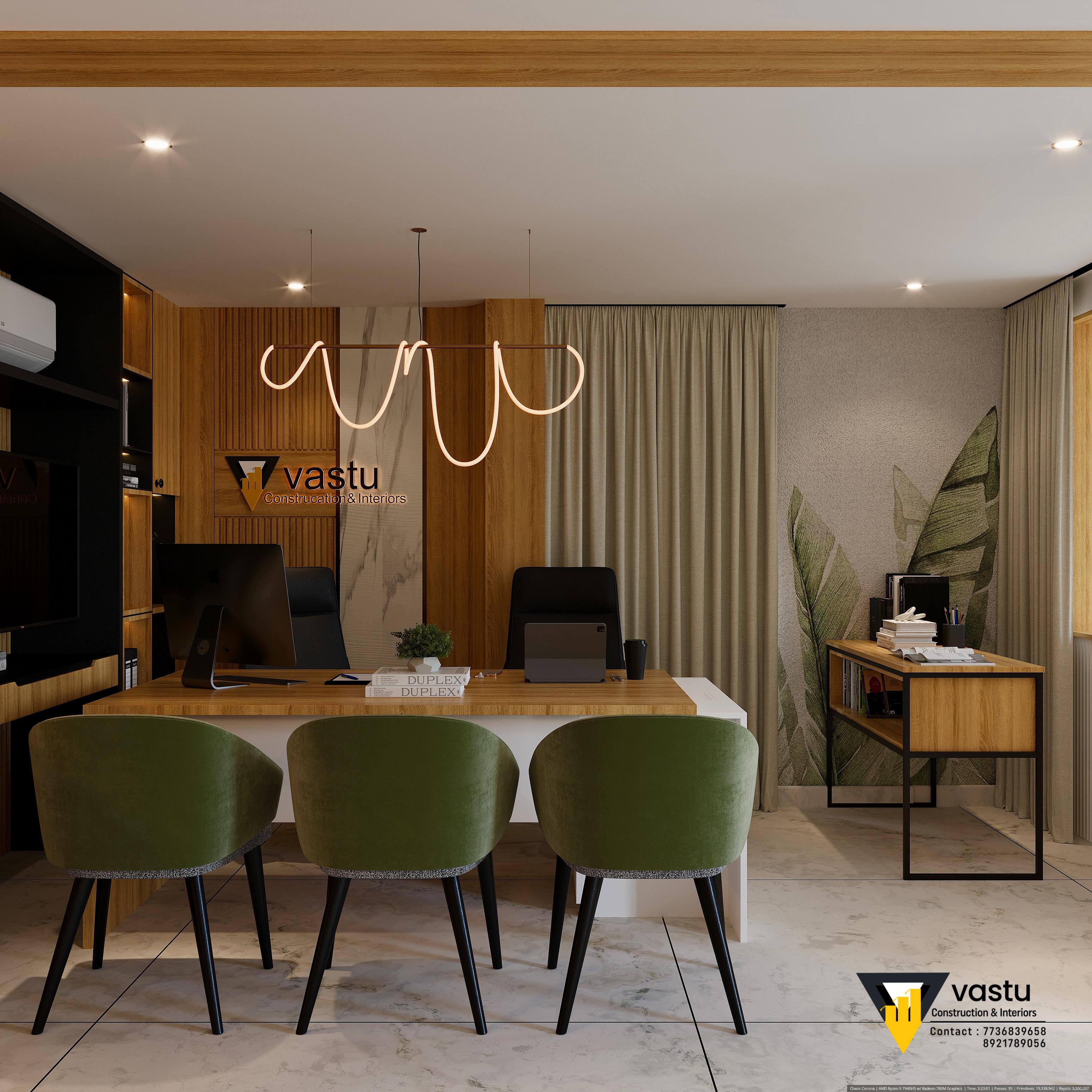 Luxury Dining Room Interior Design by Vastu Interiors, Kannur